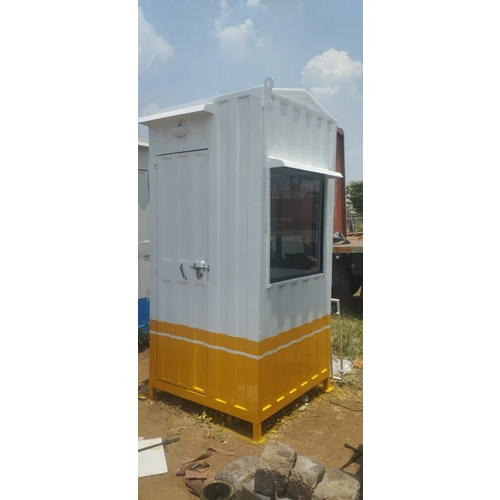 Modular Portable Security Cabin - Color: White