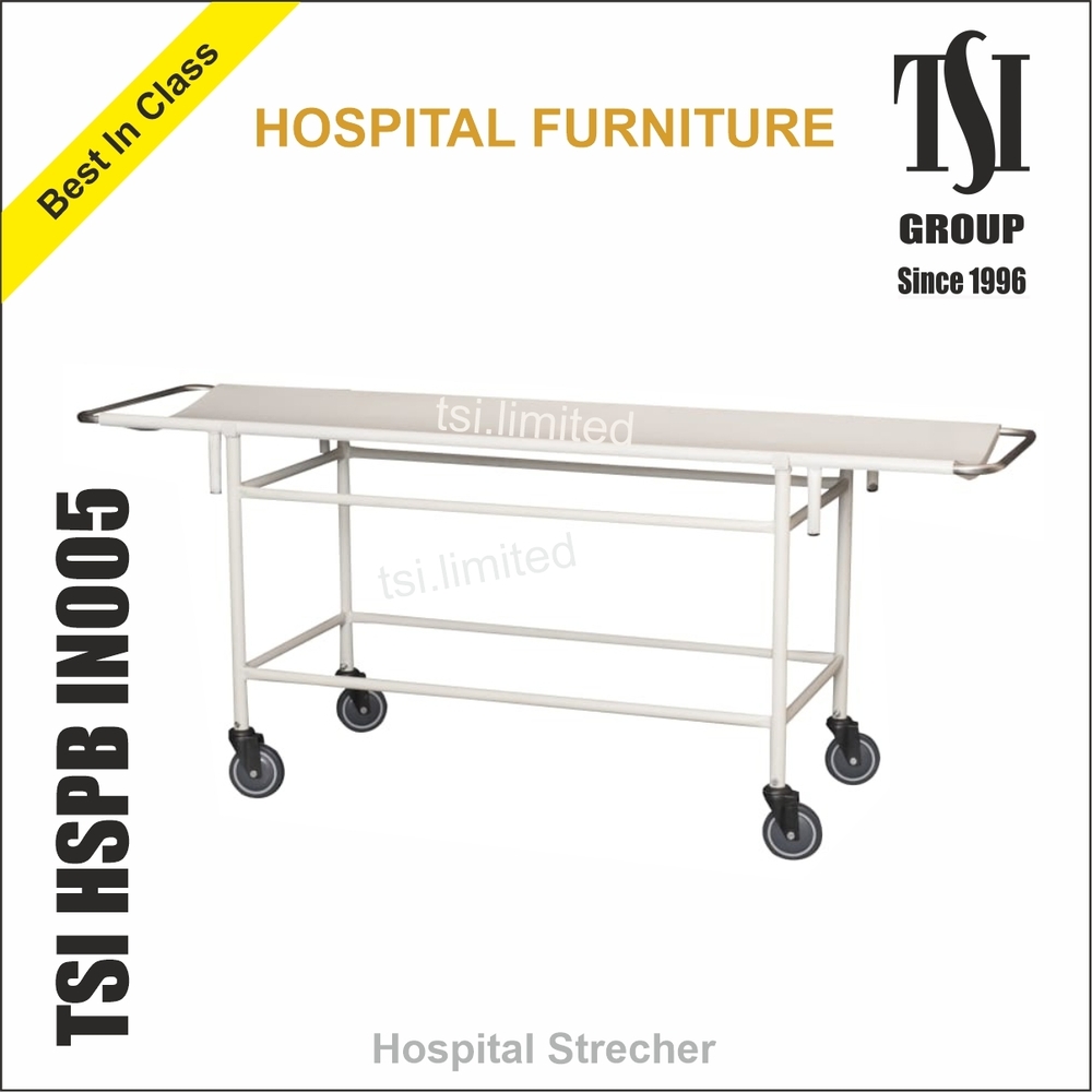 Heavy-Duty Medical Stretcher Trolley - Ideal for Hospitals and Clinics