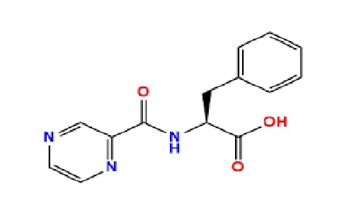 (S)-3-Phenyl-2-[(pyrazine-2-carbonyl) amino]propionic Acid