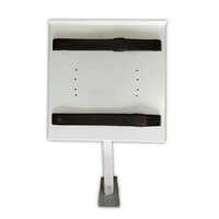 Wall Mount Medical Monitor Stand - Mild Steel, 12 Inch Size, Sleek White Finish | 10 Kg Capacity, Easy To Clean For Hygienic Medical Use