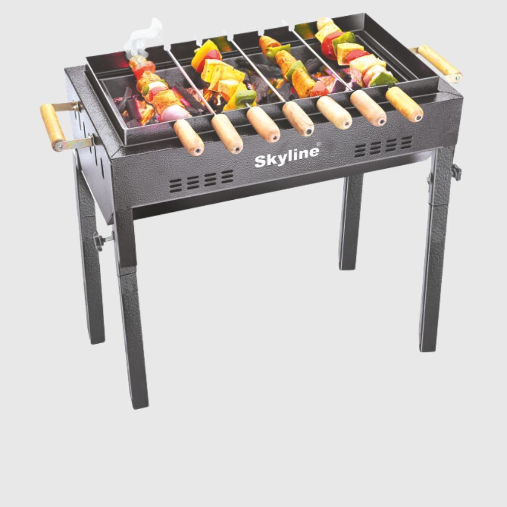 Skyline Garden Charcoal Barbecue with 7 Skews