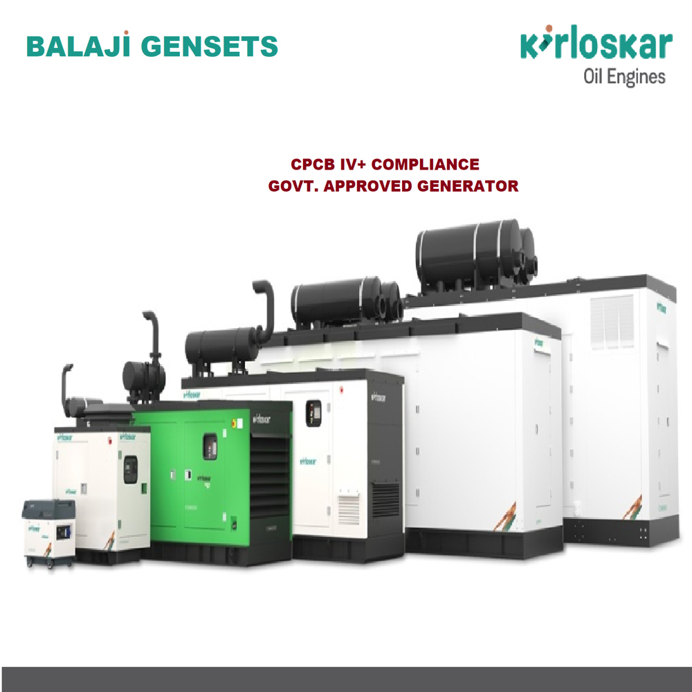 82.5 Kva Kirloskar Silent Diesel Generator & Dg Sets - Color: Green