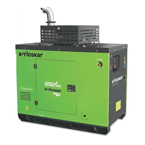 15 Kva Kirloskar Gas Generator - Color: Green