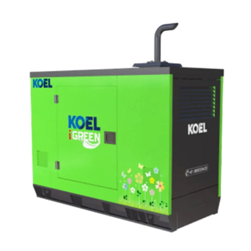 KG1-7.5AS4 Kirloskar Generator Set - 1310x810x1330mm, Green Color, 50L Fuel Tank | Electric Start, Air-Cooled, 415V Three-Phase Power Supply