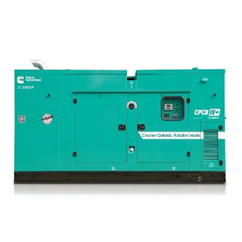 Cpcb Iv Cummins Diesel Generator And Dg Set - Color: Green