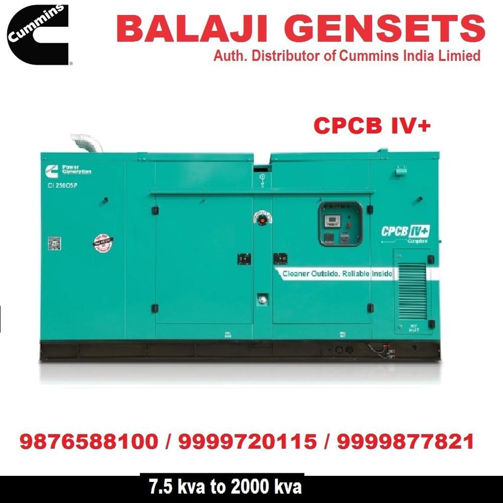 10 kVA Silent Diesel Generator - 3-Phase, Air-Cooled, Electric Start | Green Color, 415 Volt, 50 Hertz, 1500 RPM, 2-Year Warranty