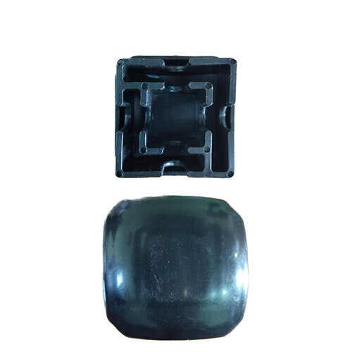 Plastic Angle Cap - Color: Silver