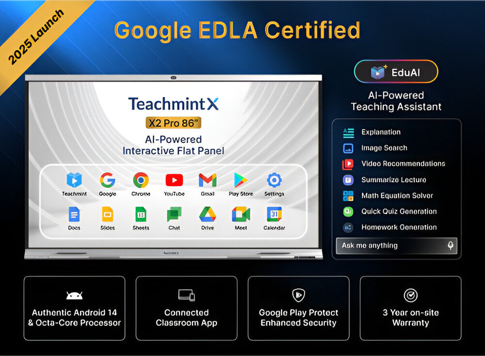 Teachmint X - Interactive Flat Panel - 86 Inch