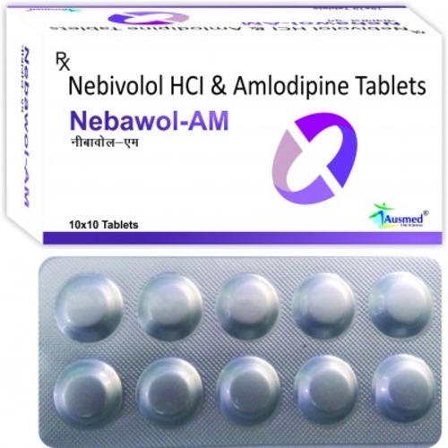 Nebivolol Hydrochloride IP  5 mg Amlodipine Besylate  IP 5 mg