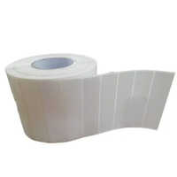 Plain Polyester Label - Pvc Material, Rectangular Shape, Classic White Color, Standard Style, No Printing Design For Customization