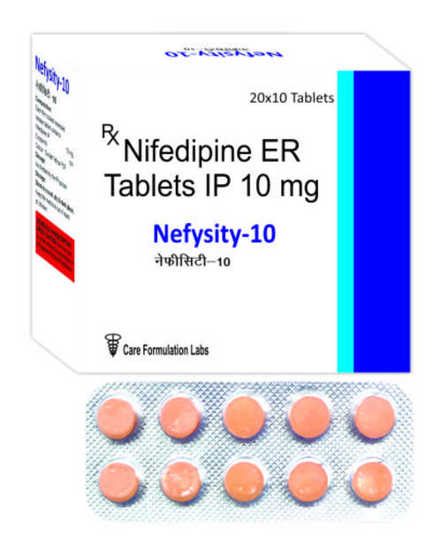 Nifedipine IP 10 mg  Extended Release Tablet