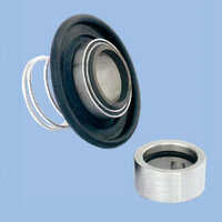 Sts Rubber Diaphragm Seal - Color: Black And Silver