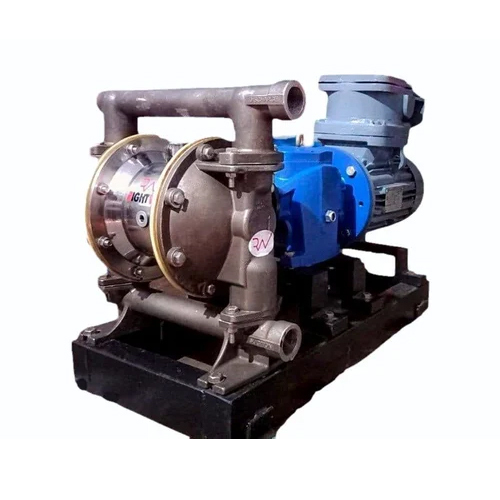 Electric Motorized Air Operated Diaphragm Pump - Flow Rate: 100 Lpm