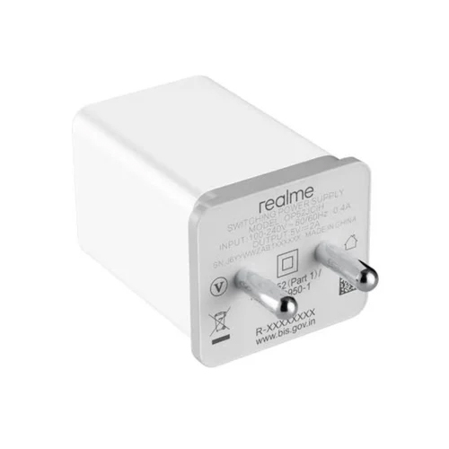 2A 10W Refurbished Realme Mobile Charging Adapter