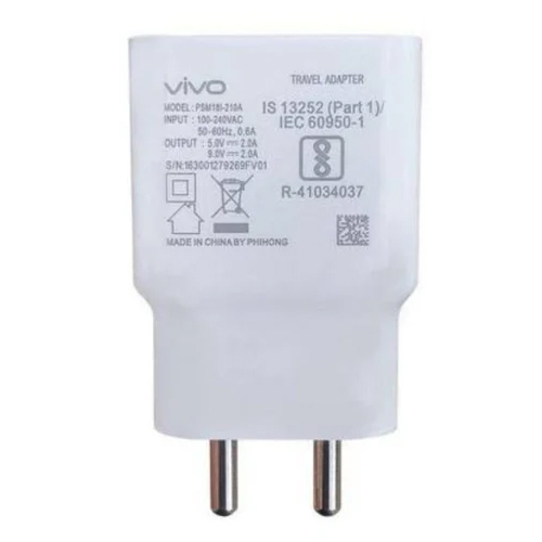 5V 2A 10W Refurbished Vivo Charging Adapter - Body Material: Abs Plastic