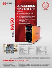 Ralli Wolf Welding Machine ARC SERIES (RA50)