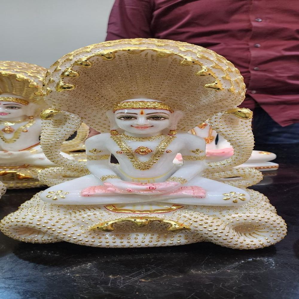marble parshwanath jain statue