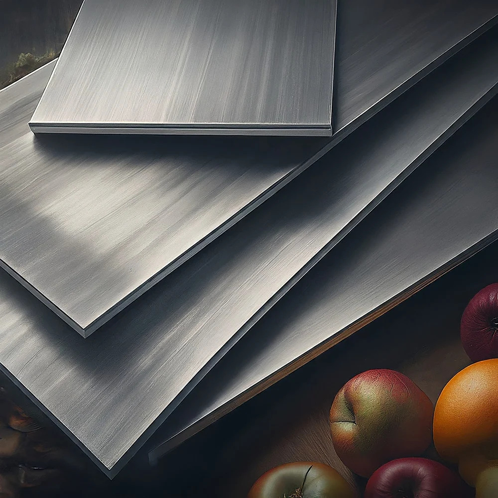 Aluminum Hot Rolled Plates - Color: Silver