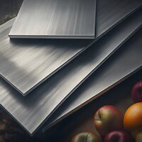 Aluminum Hot Rolled Plates - Color: Silver