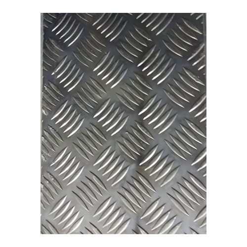Aluminium Chequered Sheet - Color: Silver