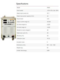 Ralli Wolf Welding Machine ARC 630 (RA63)