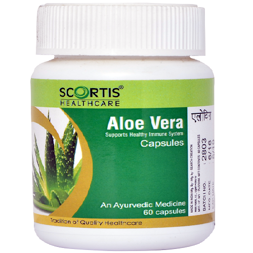 Aloevera Supports Healthy Immune System Capsules - Product Type: Ayurvedic Medicine