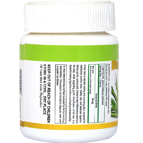 Aloevera Supports Healthy Immune System Capsules - Product Type: Ayurvedic Medicine