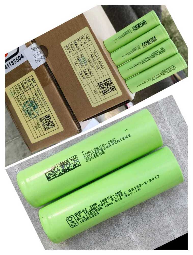 18650-29e 2900mah Lithium Ion Cells - Battery Capacity: 81 A   100ah