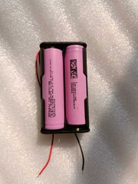 2600mah 7.4 Volt Rechargeable Battery Lithium Ion 2 x 18650 Double Cell Battery Holder