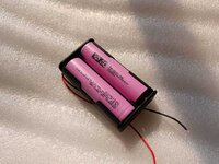 2600mah 7.4 Volt Rechargeable Battery Lithium Ion 2 x 18650 Double Cell Battery Holder
