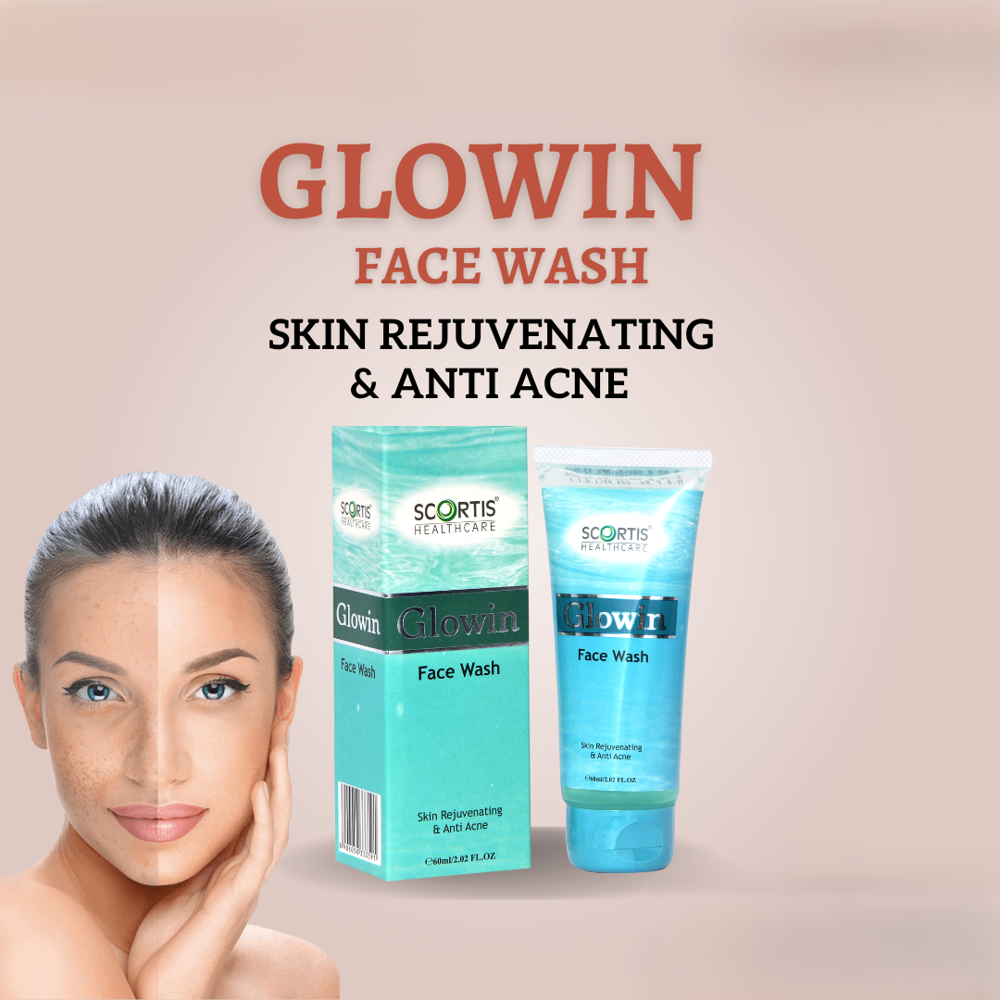 Glowin Face Wash (Skin Rejuvenating & Anti Acne) - Color Code: Blue
