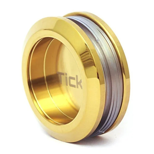 Gold Round Glass Sliding Handle