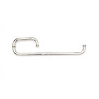 Steel Shower Handle - Stainless Steel, Different Sizes, Silver Glossy Finish | Rust-resistant, Rectangular Shape, Easy Installation