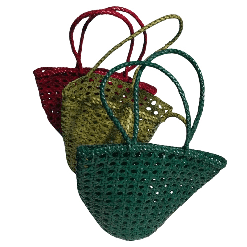 Leather Basket Bag - Color: Different Available