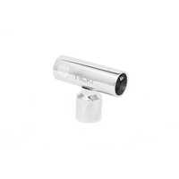 Ss T Connector - Stainless Steel, 3 X 1 X 1 Cm, Silver Color | Polished Finish, Round Shape, Different Sizes Available For Industrial Use