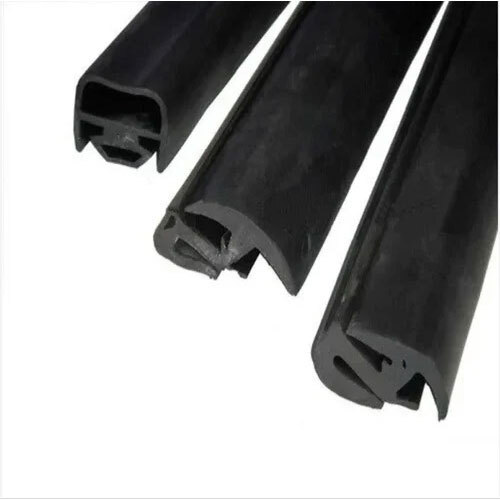 Door Rubber Profile - High-grade Rubber Various Sizes Black | Flexible Design For Industrial Usage Lightweight 7 Kilograms