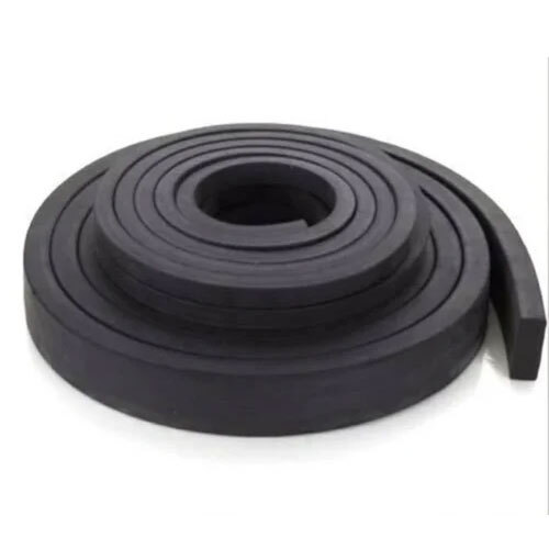 Sponge Rubber Strip - Color: Black