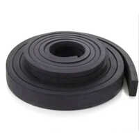 Sponge Rubber Strip - Color: Black