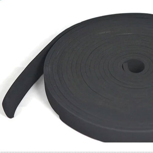 Sponge Rubber Strip - Color: Black