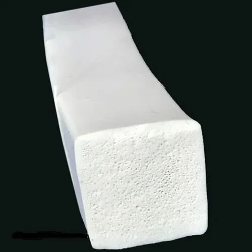 Square Rubber Sponge - Color: White