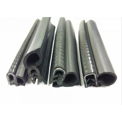 Epdm Rubber Profile - Round Shape, Available In Various Sizes | Black Color, Powder Coated Surface, High Tensile Strength And Weather Resistance