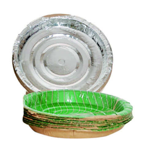 Disposable Snack Plates - Color: Silver