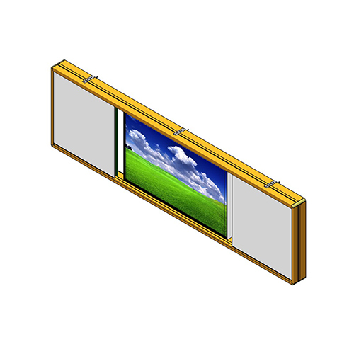 Al-01 Horizontal Sliding System - Application: Office