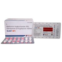 Glsat-MP1 Metformin Hydrochloride Glimepiride And Pioglitazone Tablets