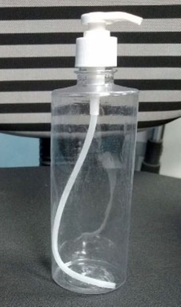 Mt Bottel 500ml - Plastic Material, 500ml Size, White / Transparent Color | Handwash Dispenser For Industrial Use, Direct Application