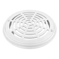 8inch Round Drain Cover - Color: White