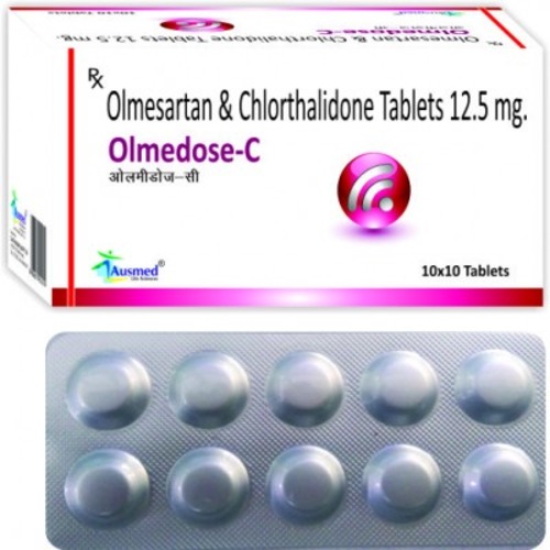 Olmesartan Medoxomil IP 20 mg Chlorthalidone IP 12.5 mg