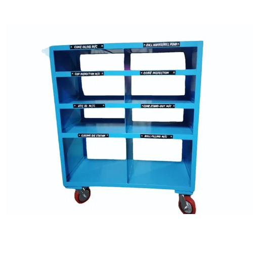 Industrial Material Trolley - Color: Blue