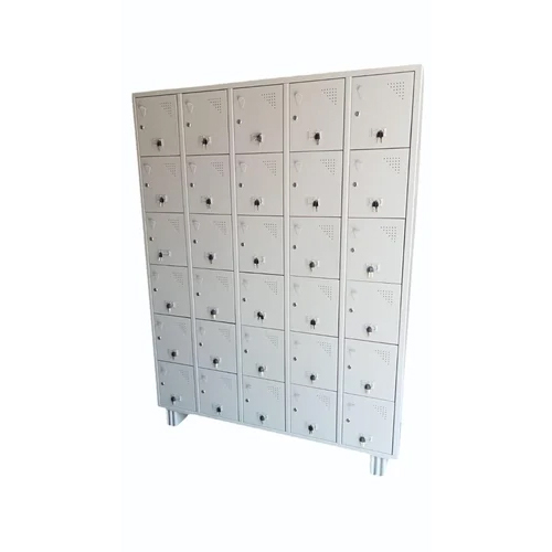 30 Compartment Staff Lockers - Color: Gray