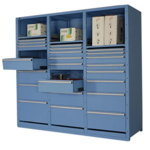 Wall Storage Tool Cabinet - Color: Blue